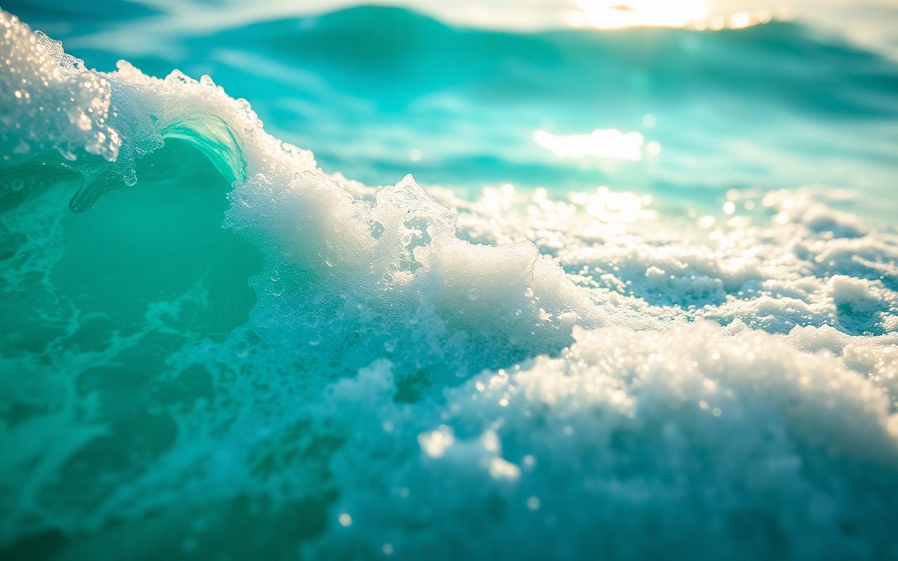 Caribbean foam